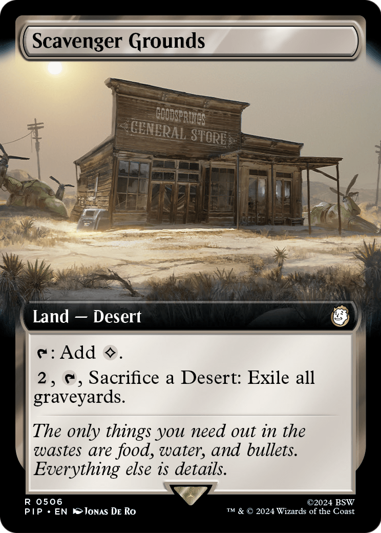Scavenger Grounds (Extended Art) [Fallout] Foil