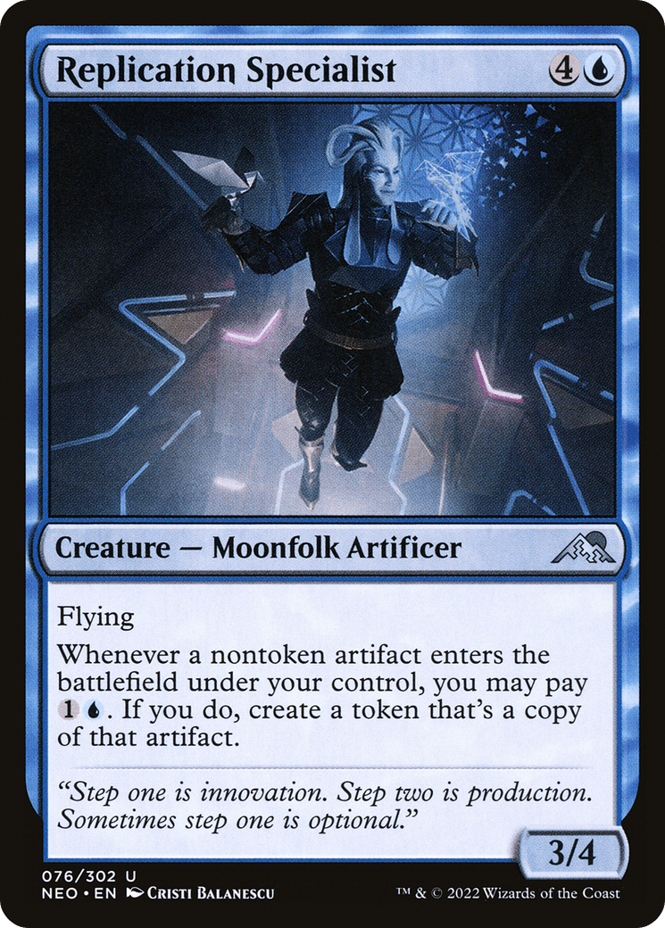 Replication Specialist [Kamigawa: Neon Dynasty] Foil