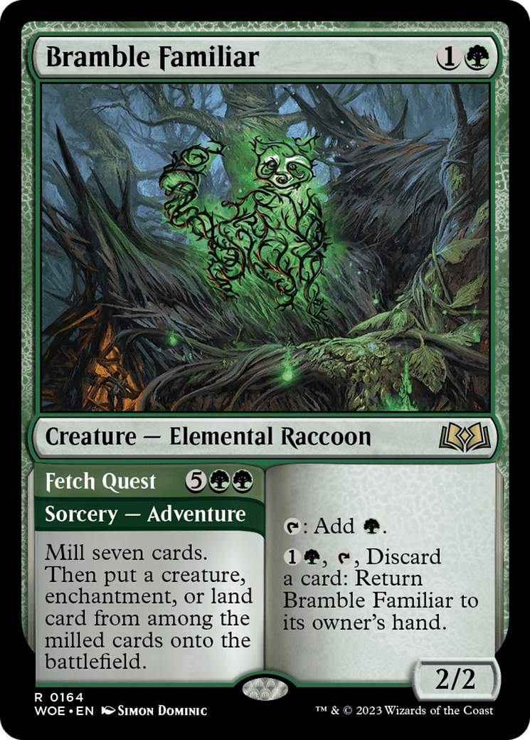 Bramble Familiar // Fetch Quest [Wilds of Eldraine] Foil
