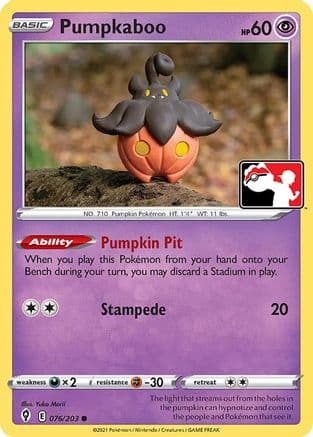 Pumpkaboo 76- Prize Pack Series Cards Holofoil
