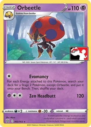 Orbeetle 65- Prize Pack Series Cards