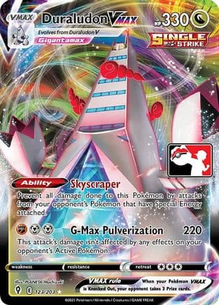 Duraludon VMAX 123- Prize Pack Series Cards Holofoil