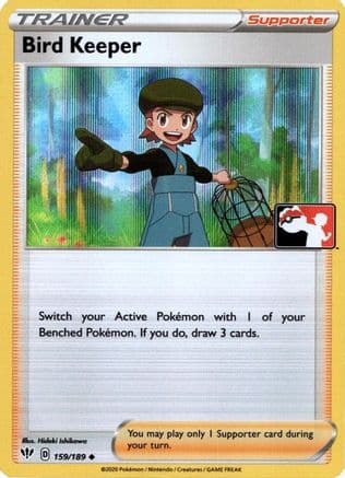 Bird Keeper 159- Prize Pack Series Cards Holofoil