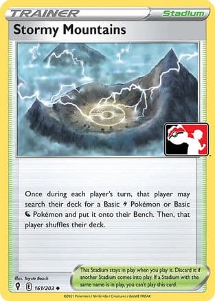 Stormy Mountains 161/203 - Prize Pack Series Cards Holofoil