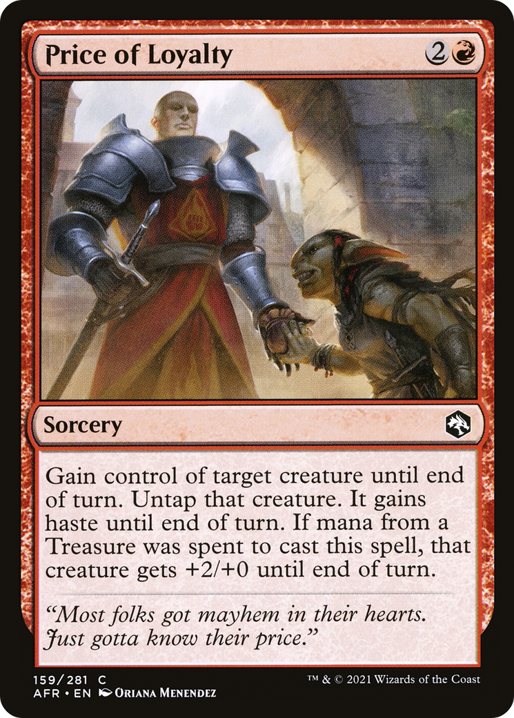 Price of Loyalty [Dungeons & Dragons: Adventures in the Forgotten Realms] Foil