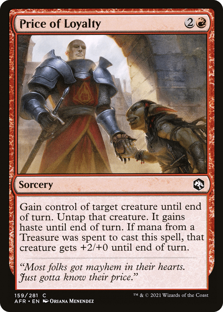 Price of Loyalty [Dungeons & Dragons: Adventures in the Forgotten Realms] Foil