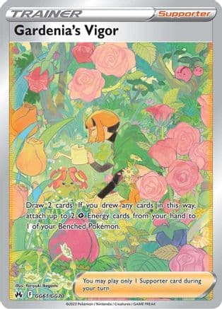 Gardenia's Vigor GG61/70 - SWSH Crown Zenith Galarian Gallery Holofoil