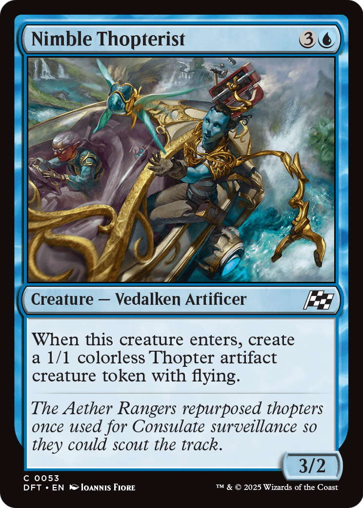 Nimble Thopterist |  Foil (053) [Aetherdrift]