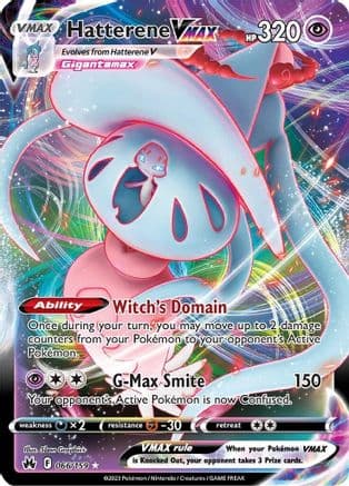 Hatterene VMAX 066/159 - SWSH Crown Zenith Holofoil