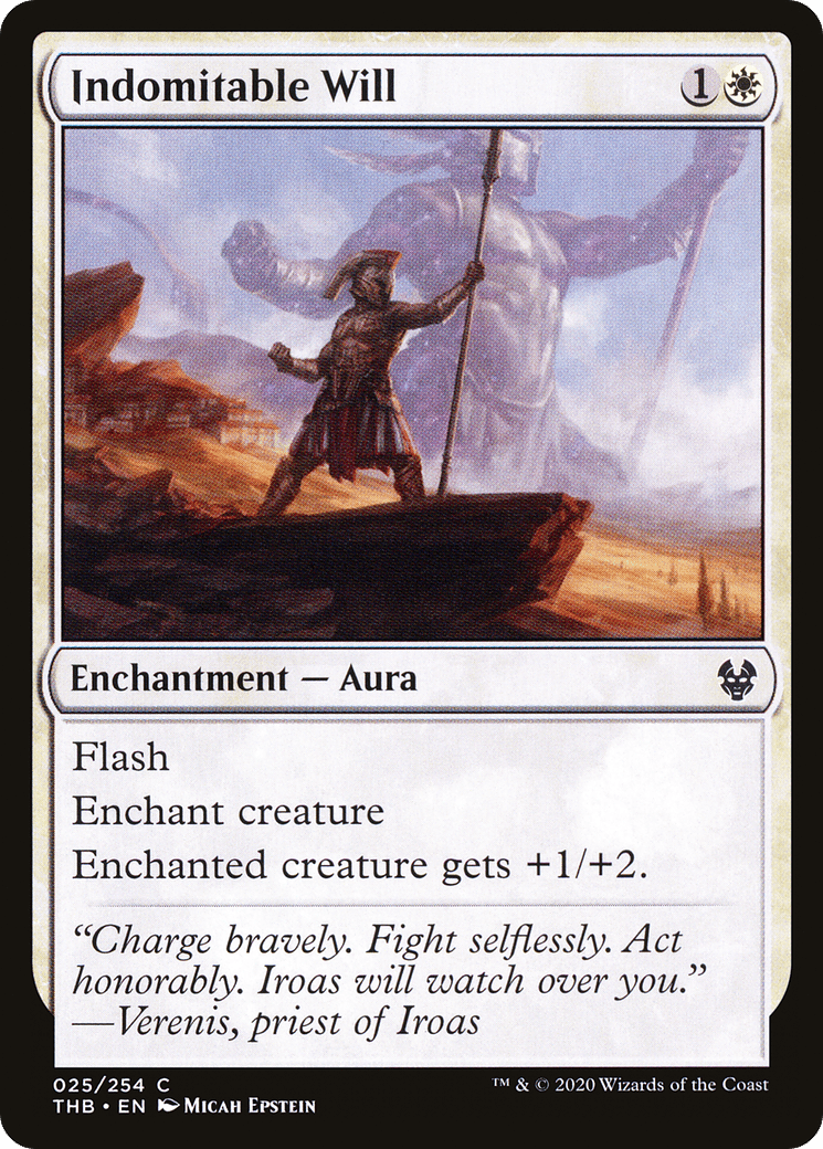 Indomitable Will [Theros Beyond Death] Foil