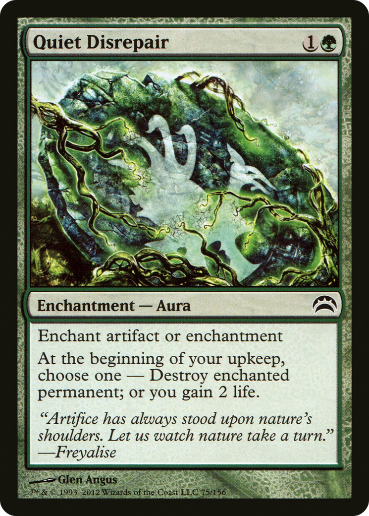 Quiet Disrepair (075) [Planechase 2012]  Foil