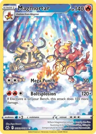 Magmortar GG03/70 - SWSH Crown Zenith Galarian Gallery Holofoil