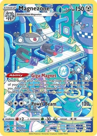 Magnezone GG18/70 - SWSH Crown Zenith Galarian Gallery Holofoil