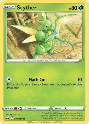 Scyther 006/159 - SWSH Crown Zenith