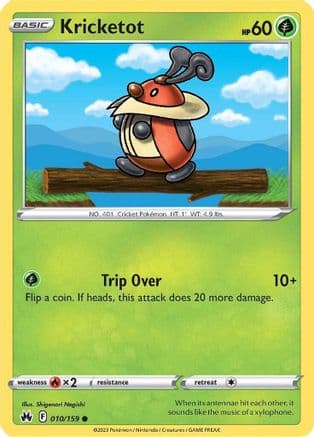 Kricketot 010/159 - SWSH Crown Zenith