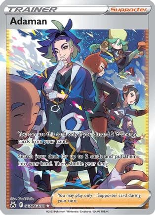 Adaman GG57/70 - SWSH Crown Zenith Galarian Gallery Holofoil