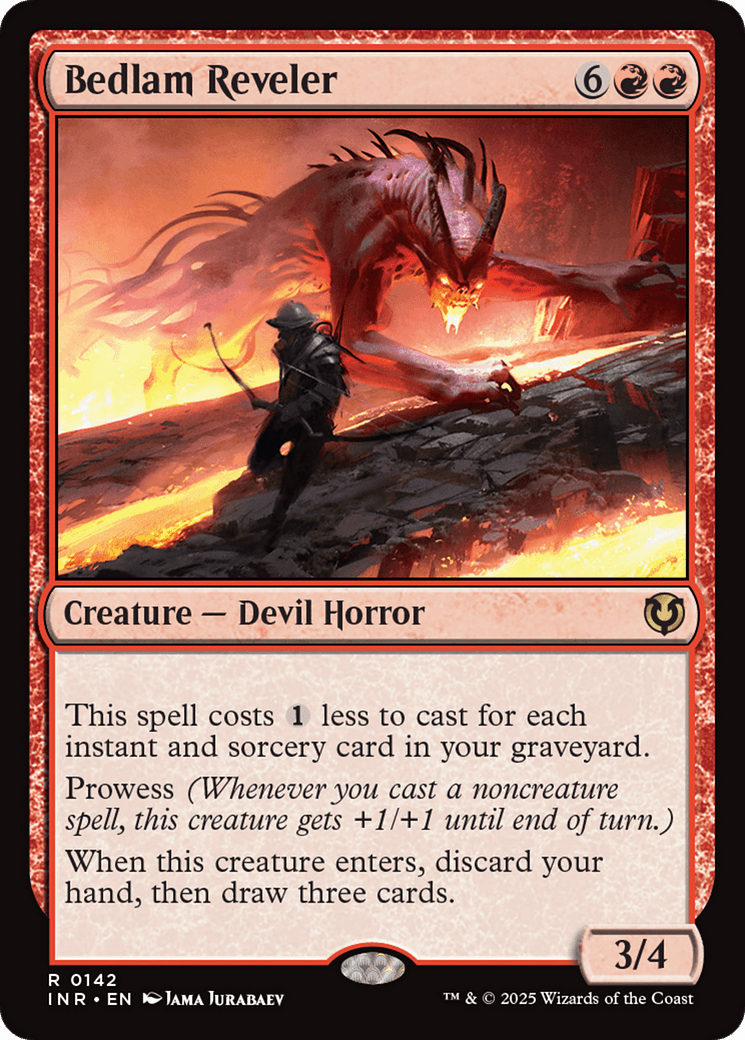 Bedlam Reveler (-142) [Innistrad Remastered]  Foil