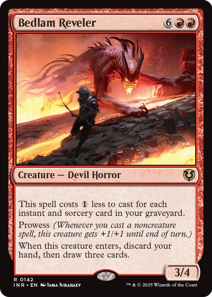 Bedlam Reveler (-142) [Innistrad Remastered]  Foil
