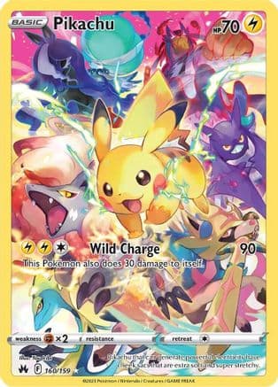 Pikachu (Secret) 160/159 - SWSH Crown Zenith Holofoil