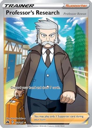 Professor's Research (Full Art) 150/159 - SWSH Crown Zenith Holofoil
