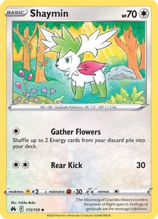 Shaymin 115/159 - SWSH Crown Zenith