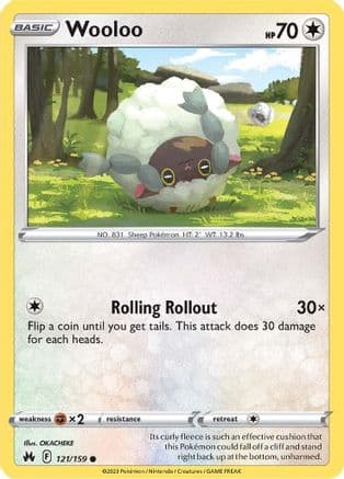 Wooloo 121/159 - SWSH Crown Zenith