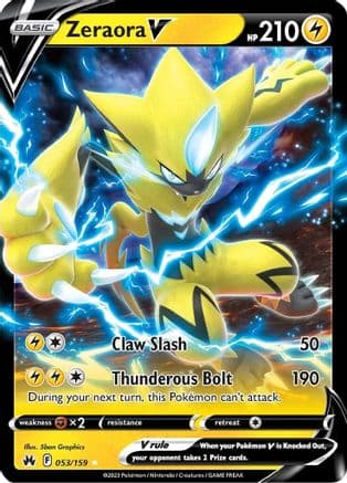 Zeraora V 053/159 - SWSH Crown Zenith Holofoil