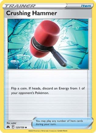 Crushing Hammer 125/159 - SWSH Crown Zenith Reverse Holofoil