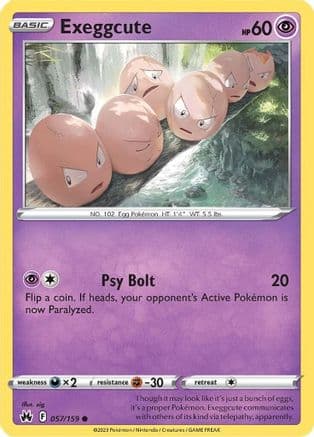Exeggcute 057/159 - SWSH Crown Zenith