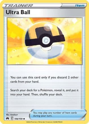 Ultra Ball 146/159 - SWSH Crown Zenith Reverse Holofoil