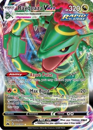 Rayquaza VMAX 102/159 - SWSH Crown Zenith Holofoil