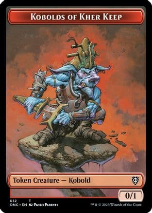 Kobolds of Kher Keep // Dragon Double-sided Token () [Commander: Phyrexia: All Will Be One]