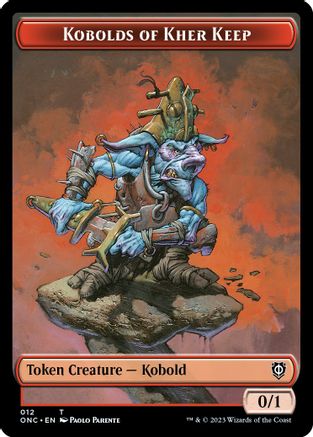 Kobolds of Kher Keep // Dragon Double-sided Token () [Commander: Phyrexia: All Will Be One]