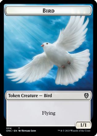 Bird // Cat Double-sided Token () [Commander: Phyrexia: All Will Be One]