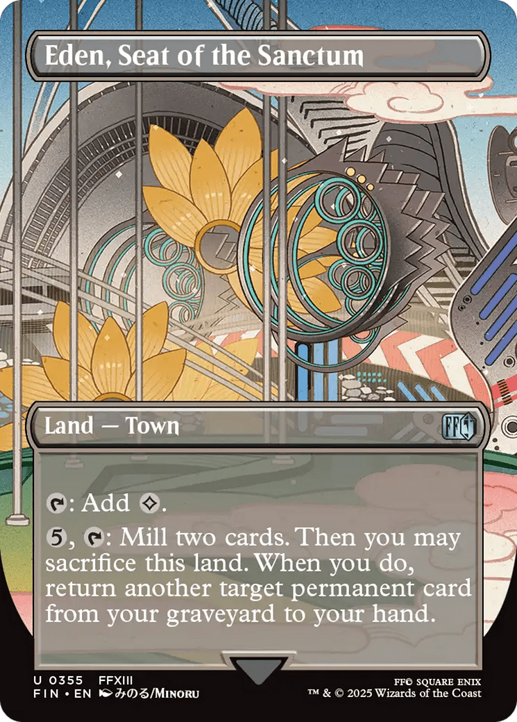 Eden, Seat of the Sanctum (Borderless) (355) [FINAL FANTASY]