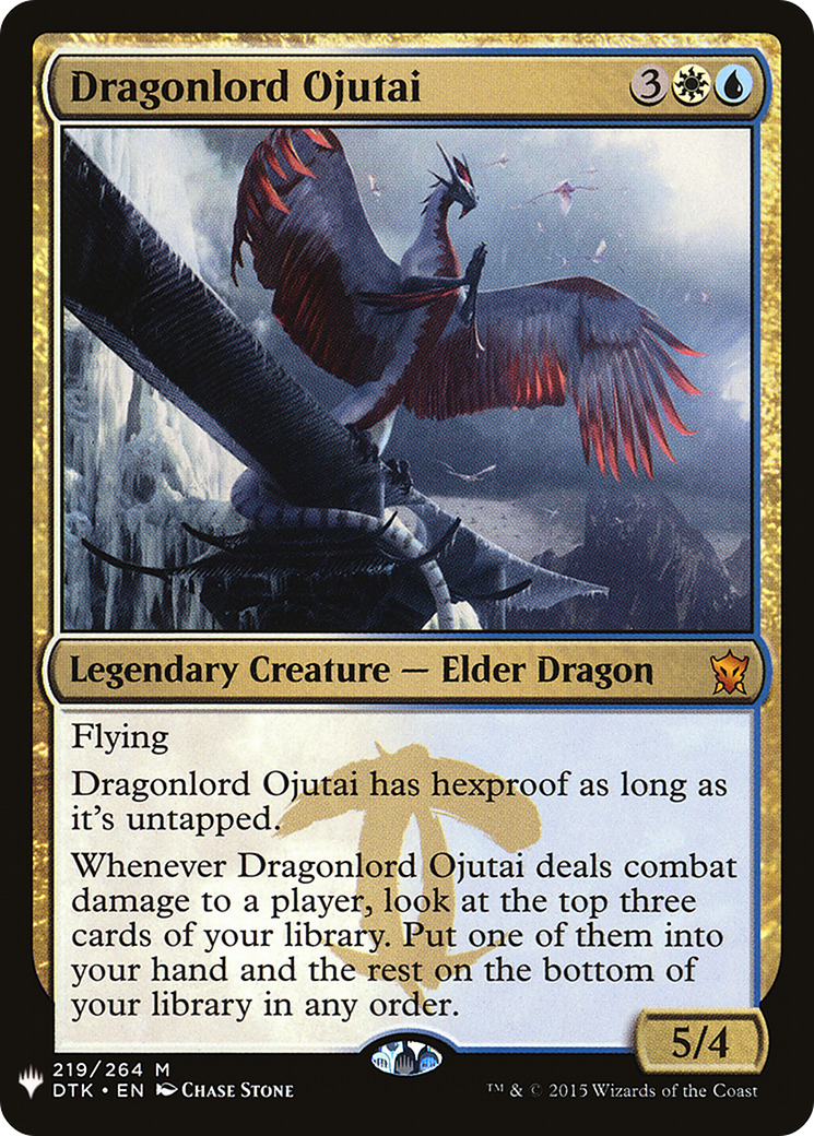 Dragonlord Ojutai |  (DTK-219) [The List]