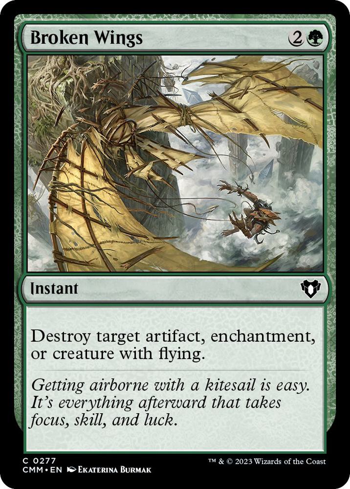 Broken Wings 277/451 (Commander Masters)  - Foil