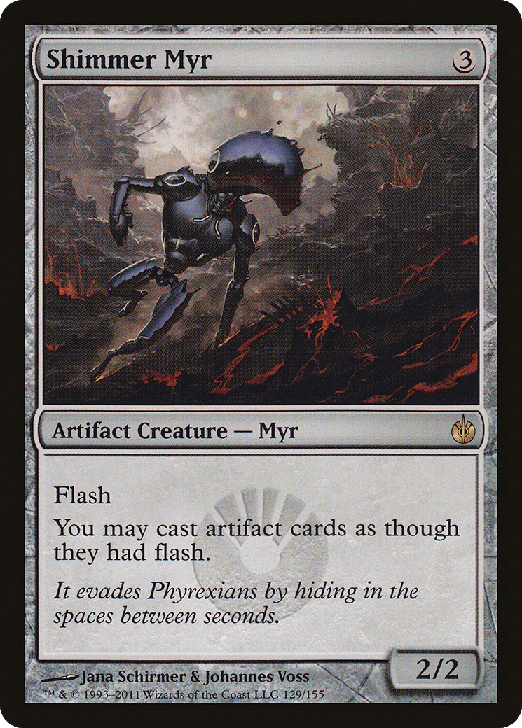 Shimmer Myr [Mirrodin Besieged] Foil