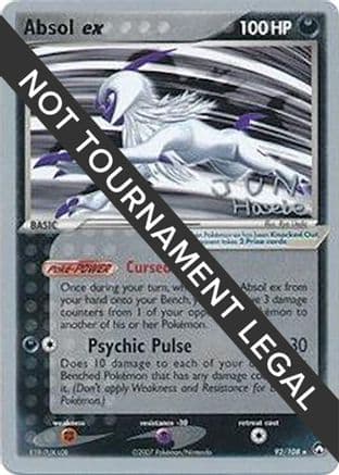 Absol ex 2007 (Jun Hasebe) 092- World Championship Decks