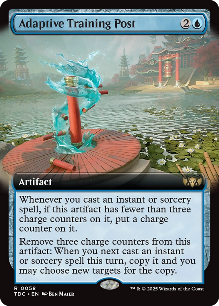 Adaptive Training Post (Extended Art) (058) [Commander: Tarkir: Dragonstorm]