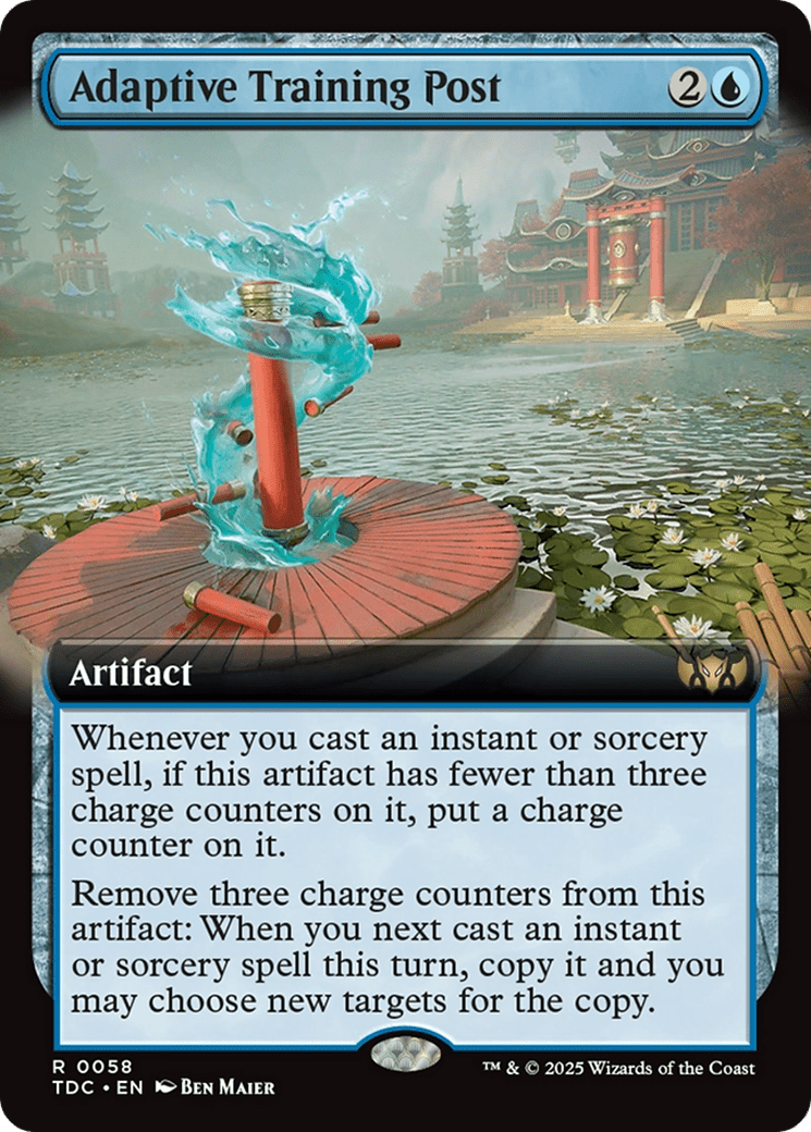 Adaptive Training Post (Extended Art) (058) [Commander: Tarkir: Dragonstorm]