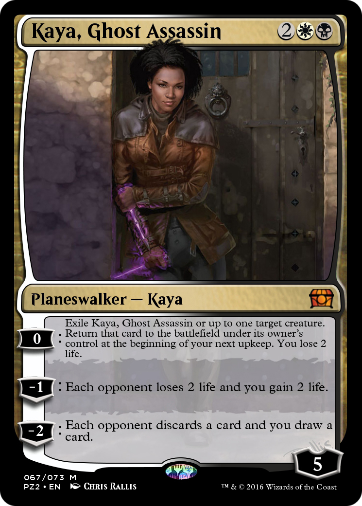 Kaya, Ghost Assassin (PZ2-067) - Treasure Chest Foil