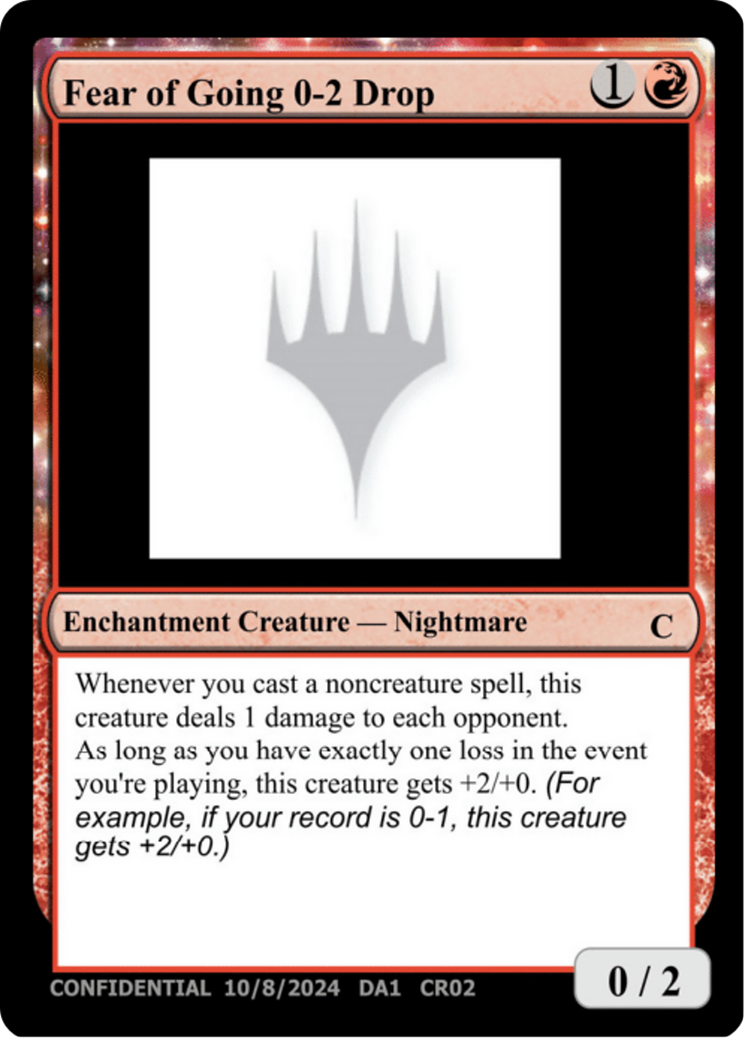 Fear of Going 0-2 Drop (DA1-CR02) - Unknown Event: (nyxtouched)