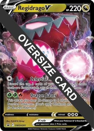 Regidrago V SWSH281 SWSH281- Jumbo Cards Holofoil