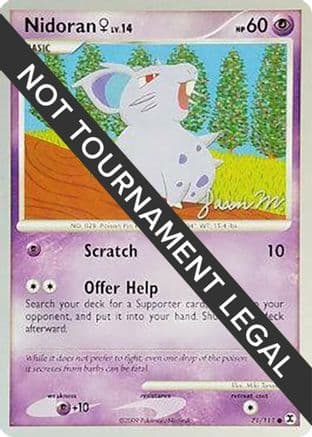 Nidoran F 2009 (Jason Martinez) 071- World Championship Decks