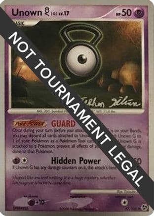 Unown [G] 2009 (Stephen Silvestro) 057- World Championship Decks