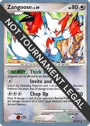 Zangoose 2009 (Jason Martinez) 066- World Championship Decks