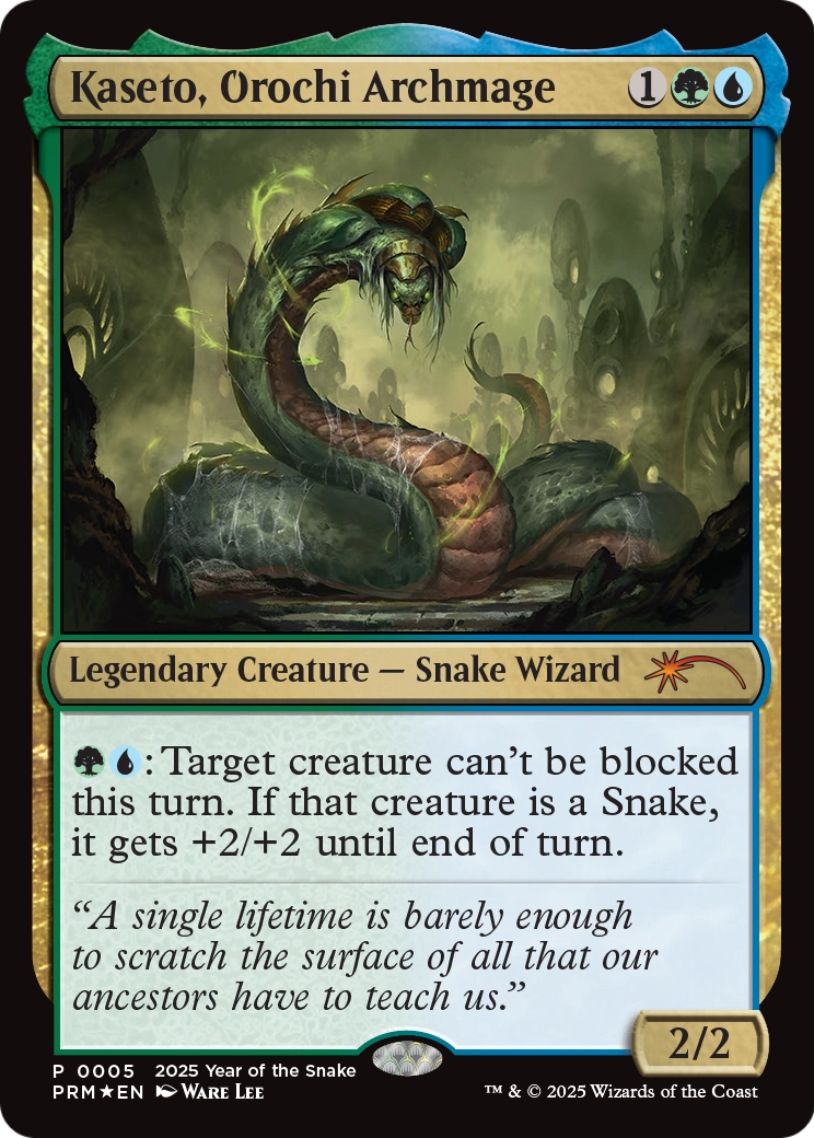 Kaseto, Orochi Archmage (Year of the Snake 2025) (005) [Standard Showdown Promos]  Foil