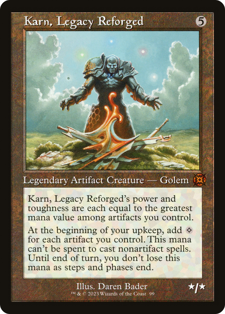 Karn, Legacy Reforged (Retro) [March of the Machine: The Aftermath] Foil