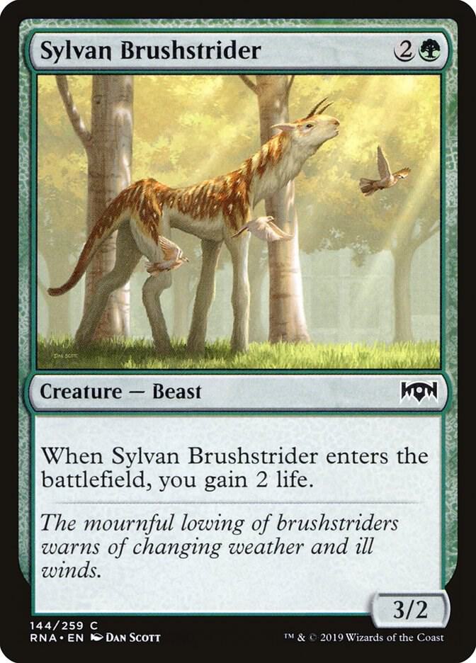 Sylvan Brushstrider 144/259 (Ravnica Allegiance)  - Foil